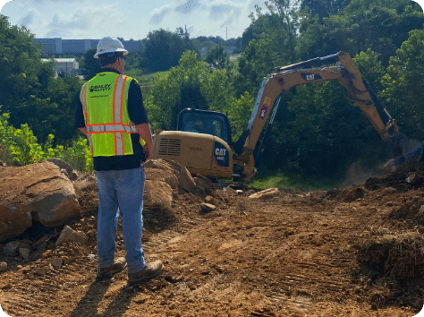 Safety Profession observing during an on-site audit